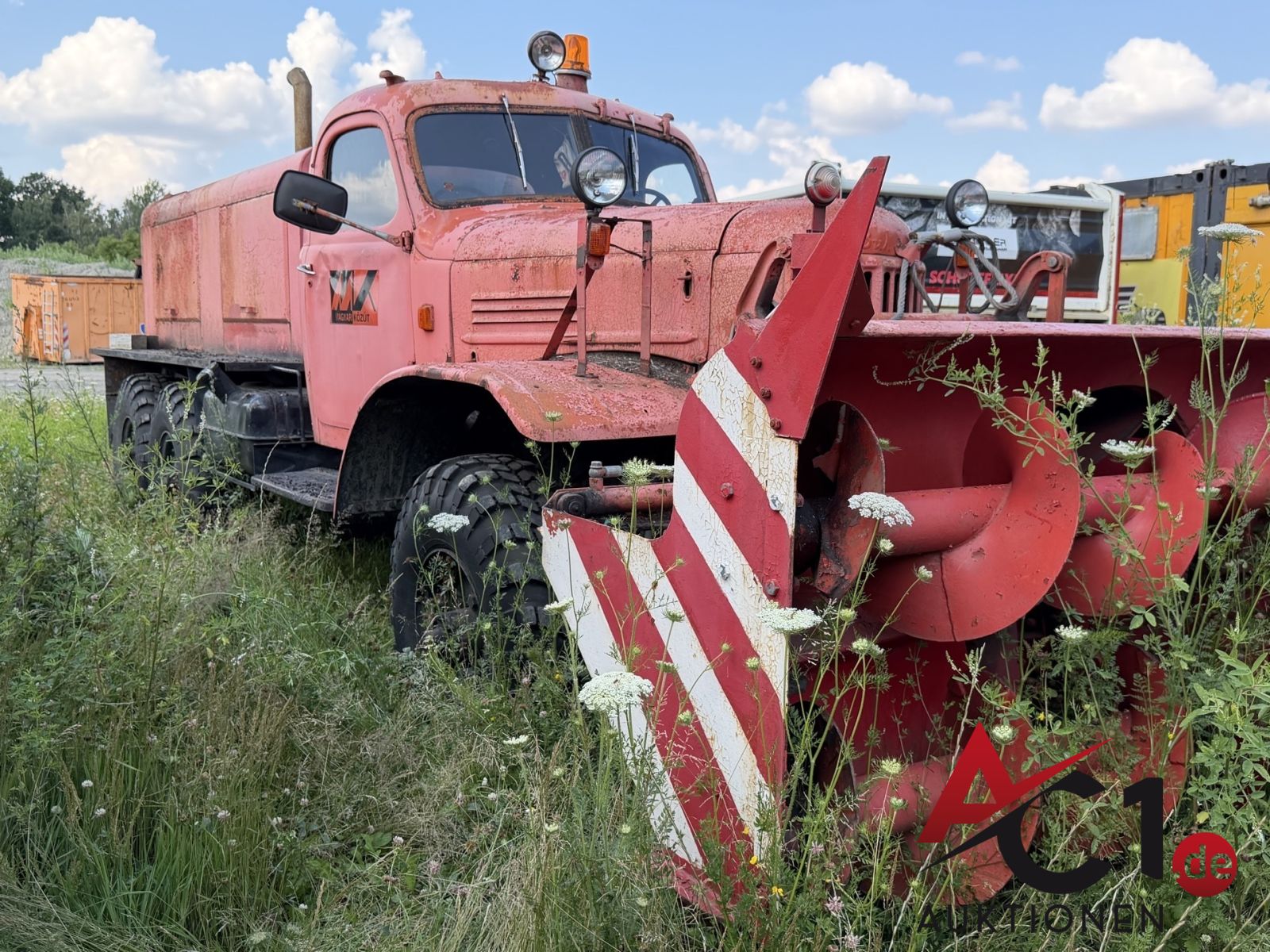Schneefräsenschleuder Typ D-470 ZIL 6x6 (rot)